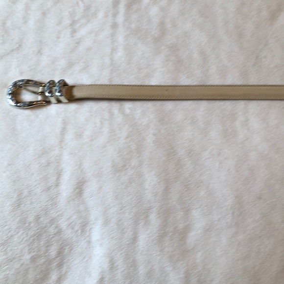 Brighton Flower Nude color Leather Belt - Picture 5 of 10